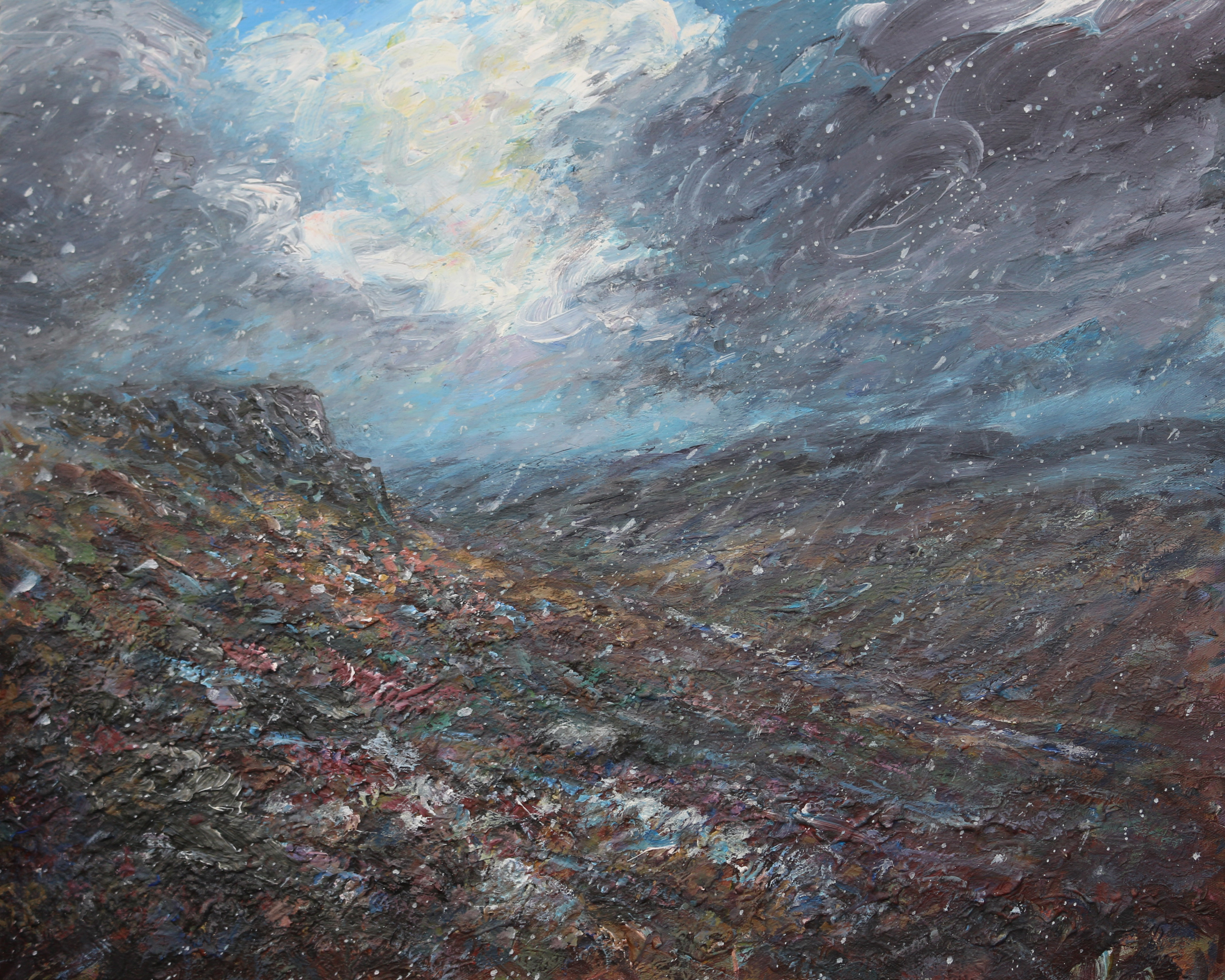 Just Passing 70x85cM SOLD