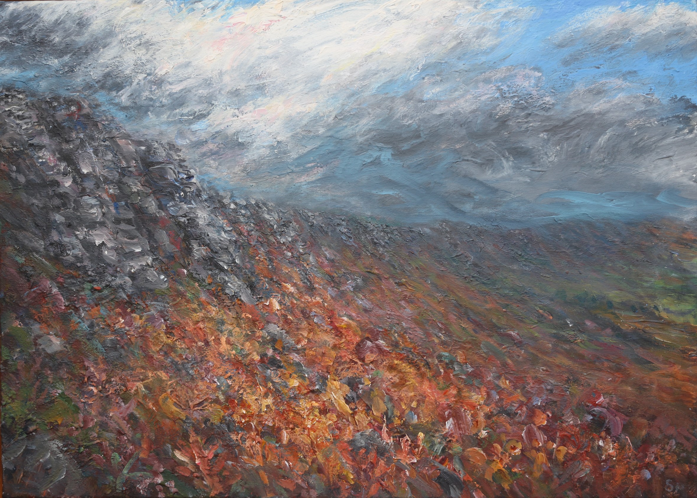 Breaking Through 50x70cm