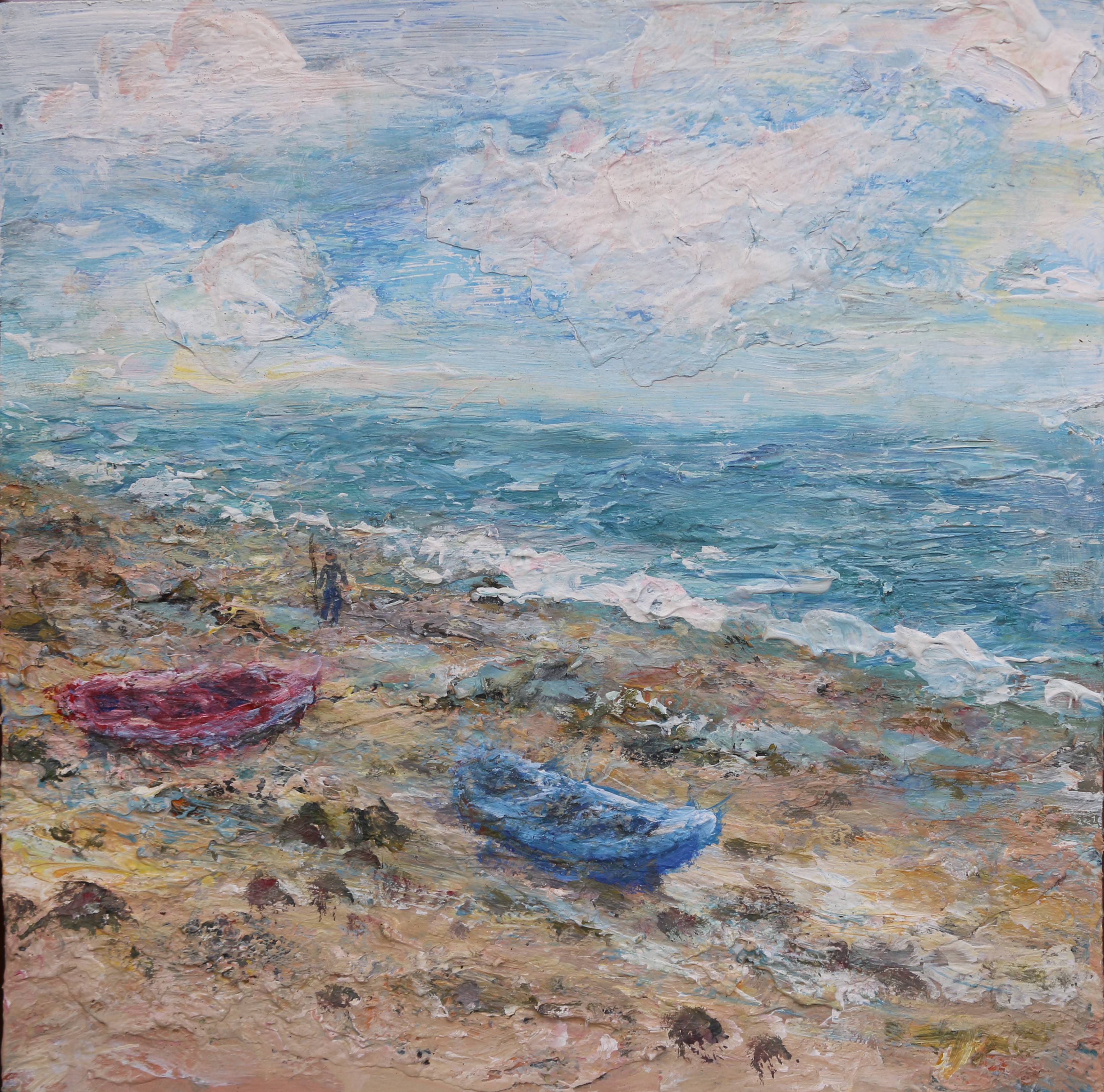 Going fishing 30x30cm