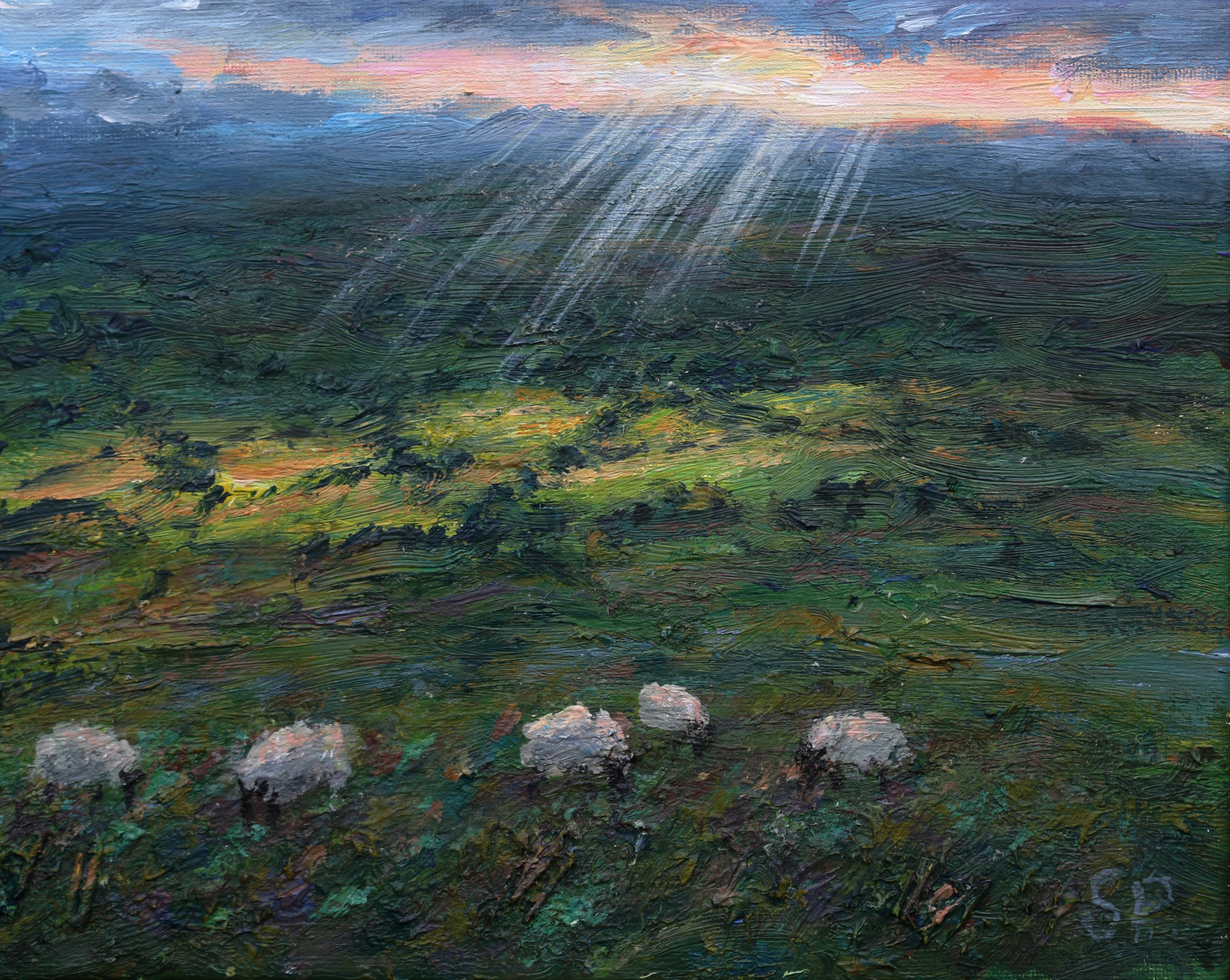 When the light gets in 20x25cm
