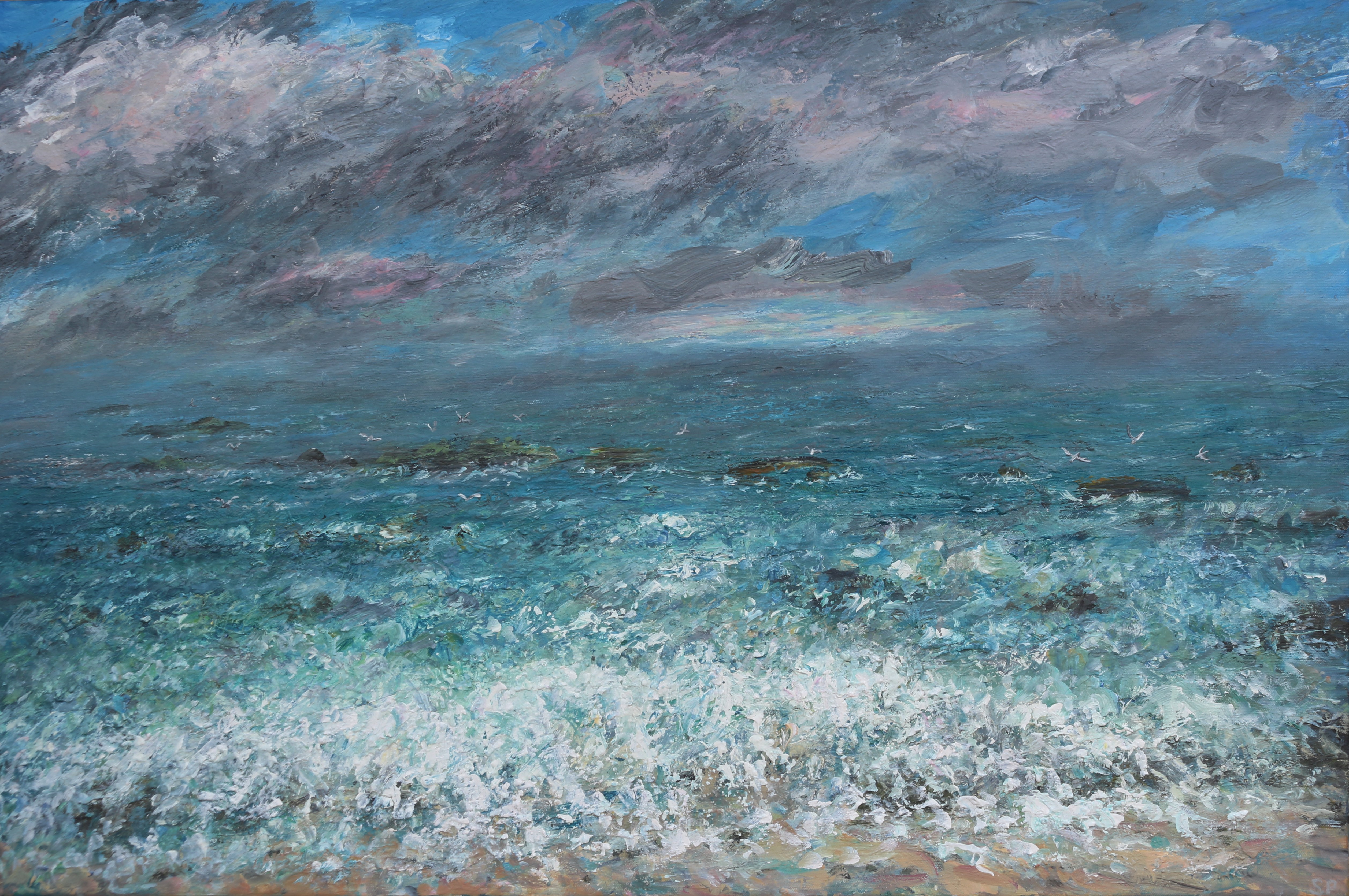 Distant Islands 62x92cm