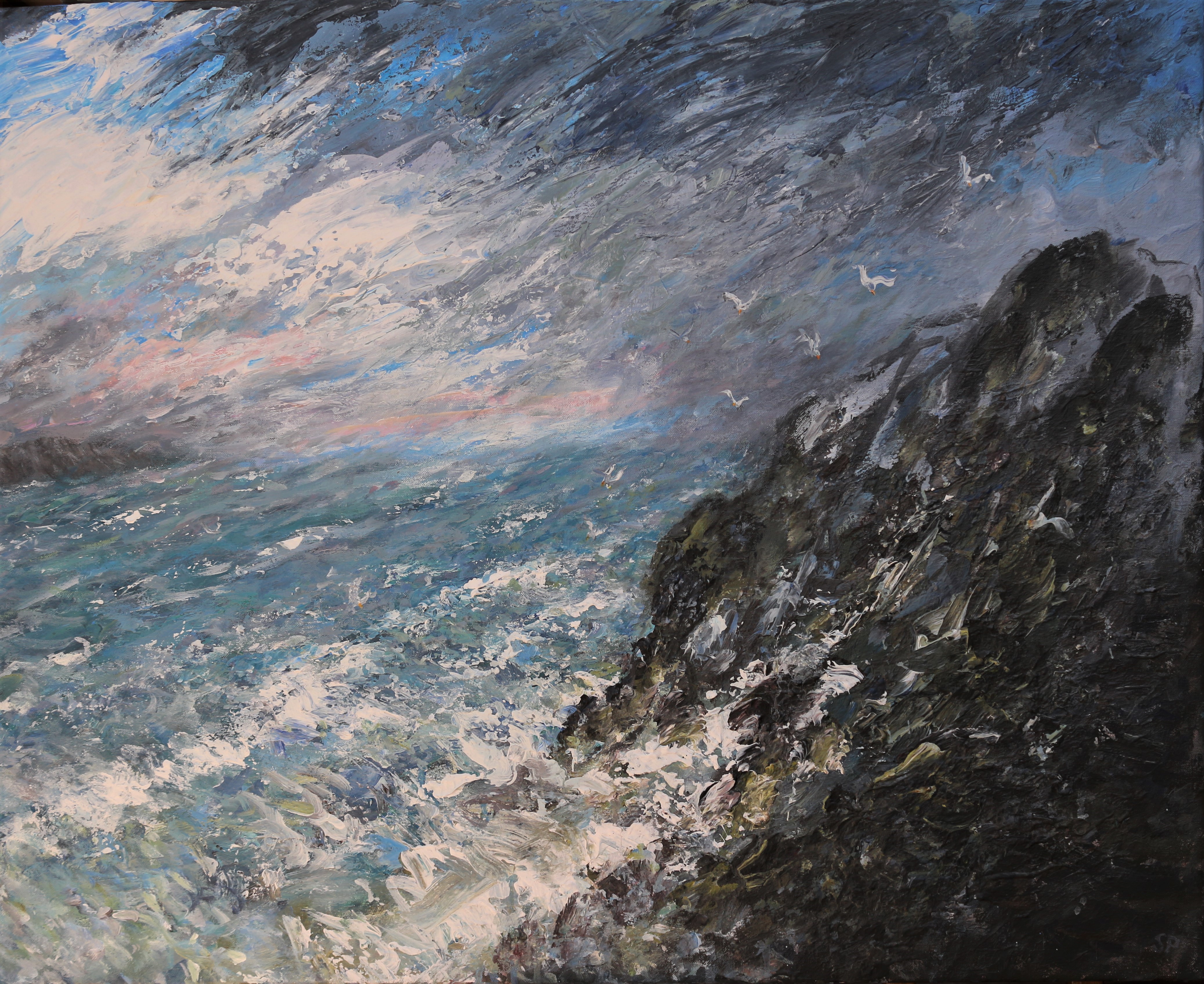 Storm tide 62 x76 cm
