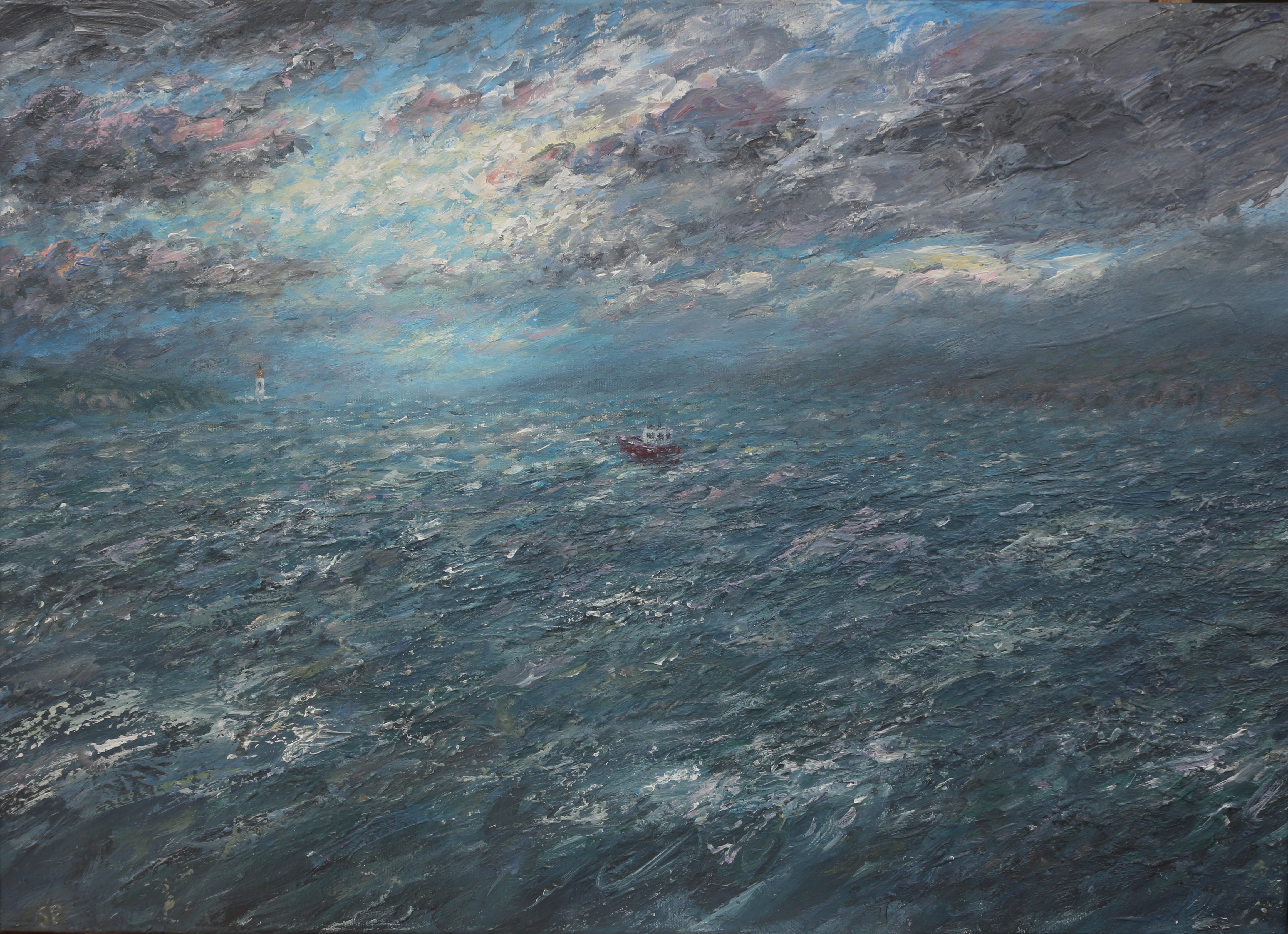 Heading Out 70x50cm