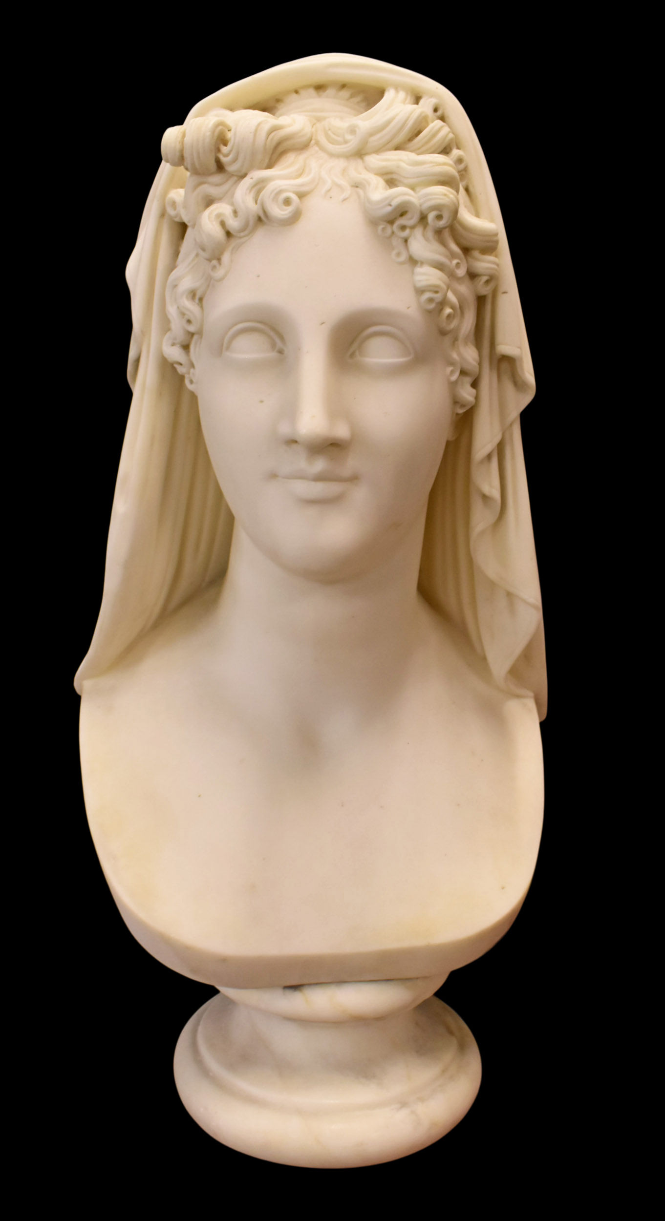 Marble Lady Bust 23"h