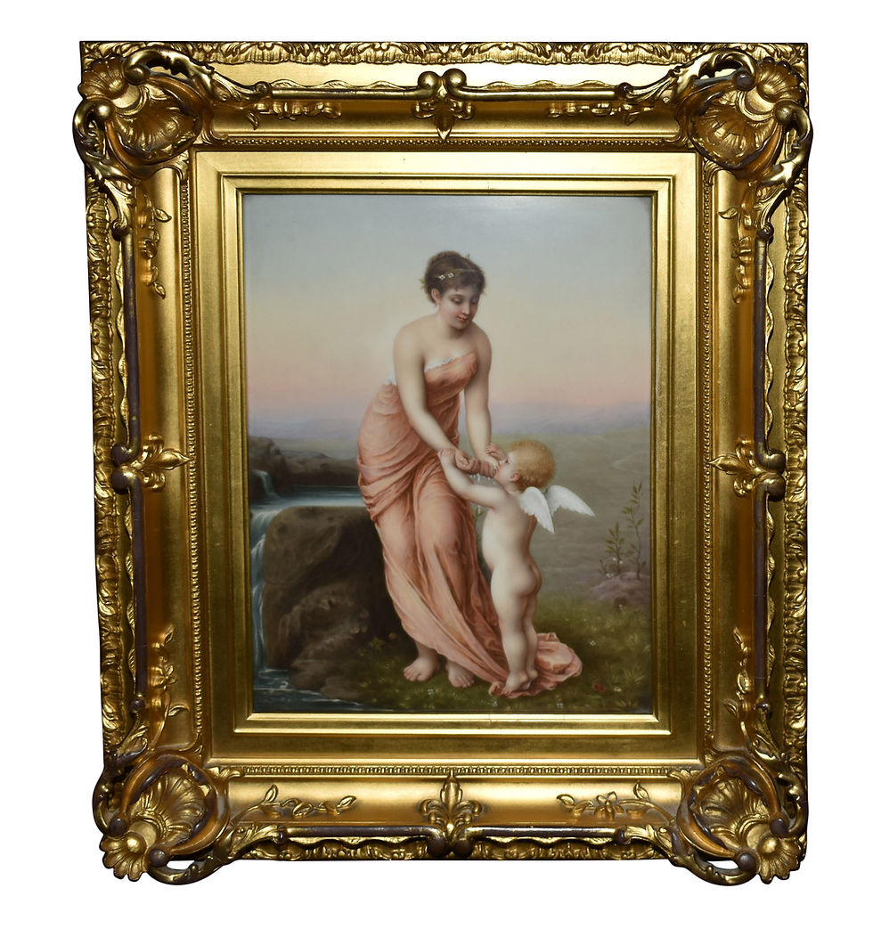 KPM Porcelain Plaque