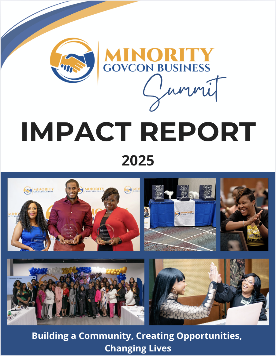 Impact report front page design