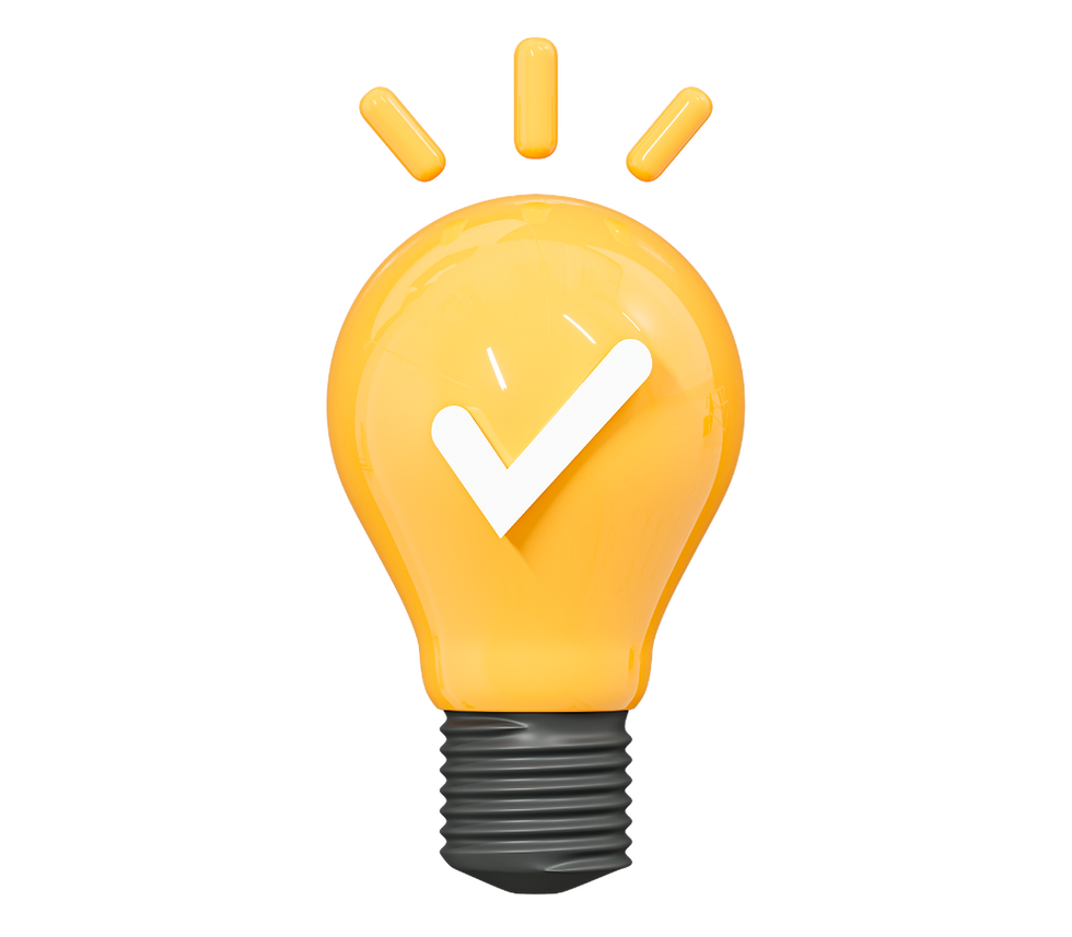 Light bulb for our content creation ideas