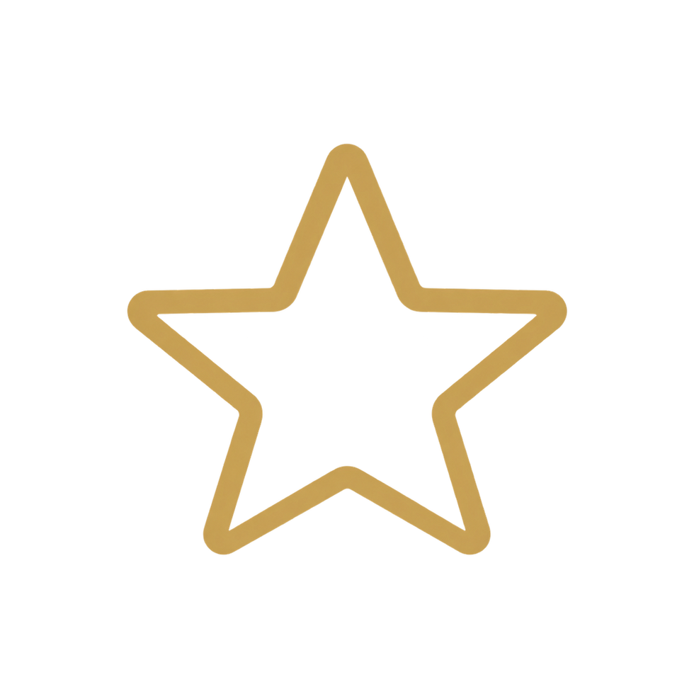 Gold star icon for Airbnb co-hosting services in Orlando.