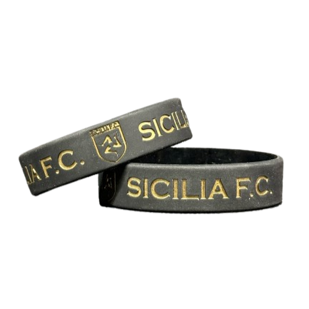Miniatura: BRACCIALE IN SILICONE SICILIA FC