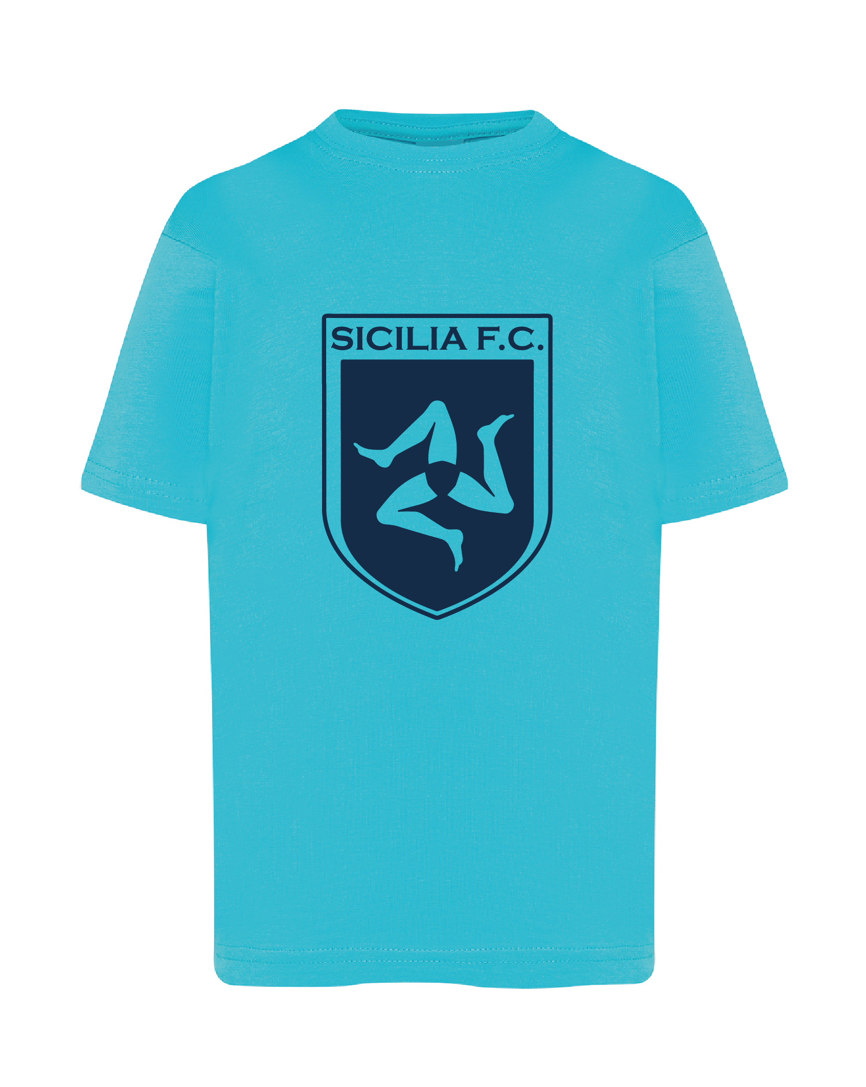 T-SHIRT BIMBO TURCHESE - SICILIA FC