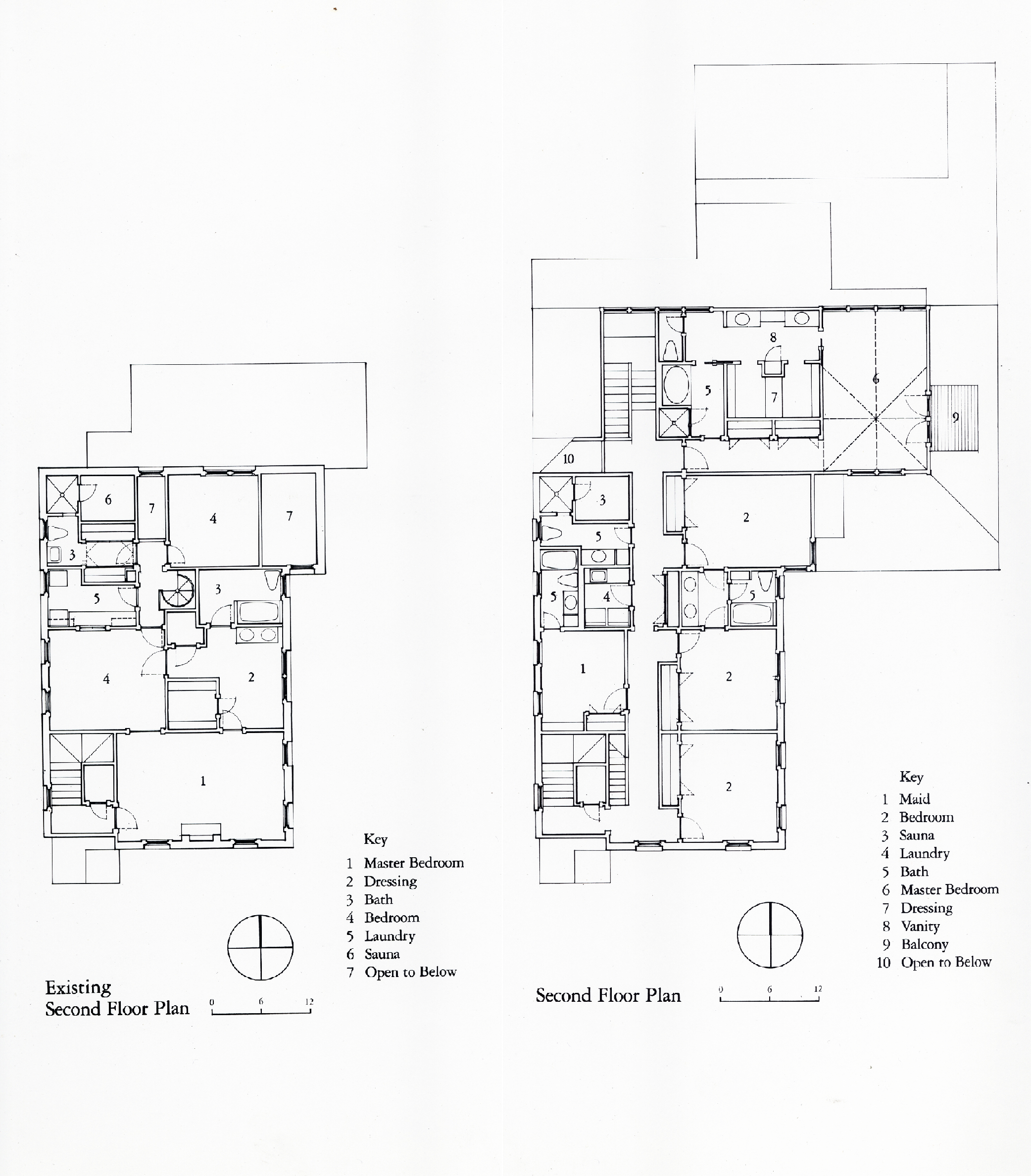 PLANS - Existing + Renovated Second