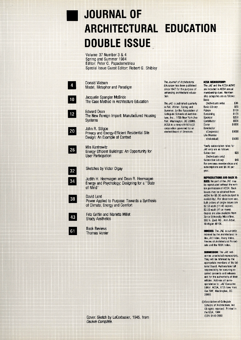 JAE V37-N3+4 CONTENTS