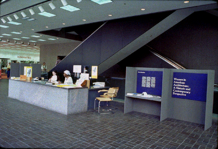 WOMEN in AMERICAN ARCH entrance