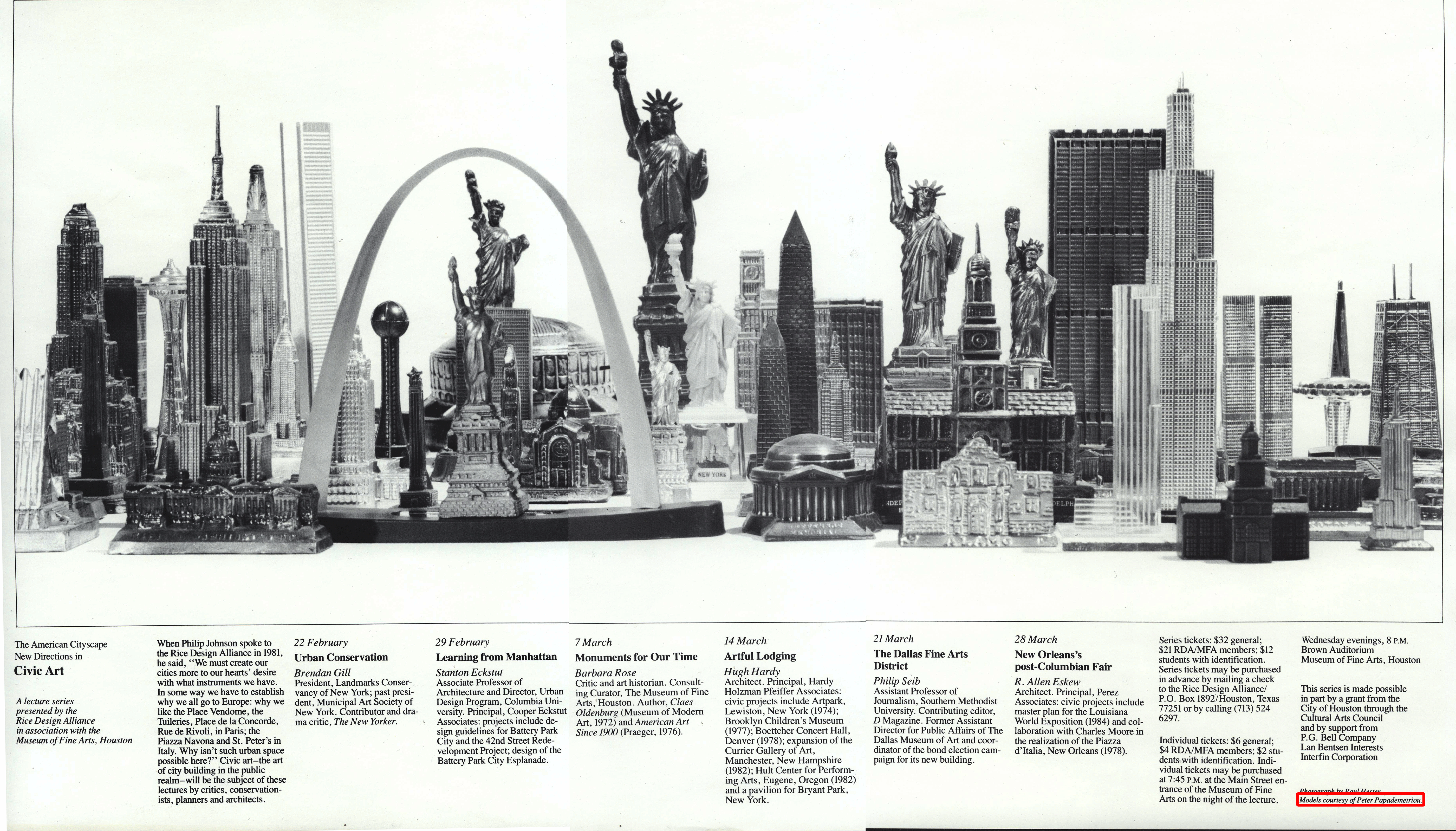 The American Cityscape poster