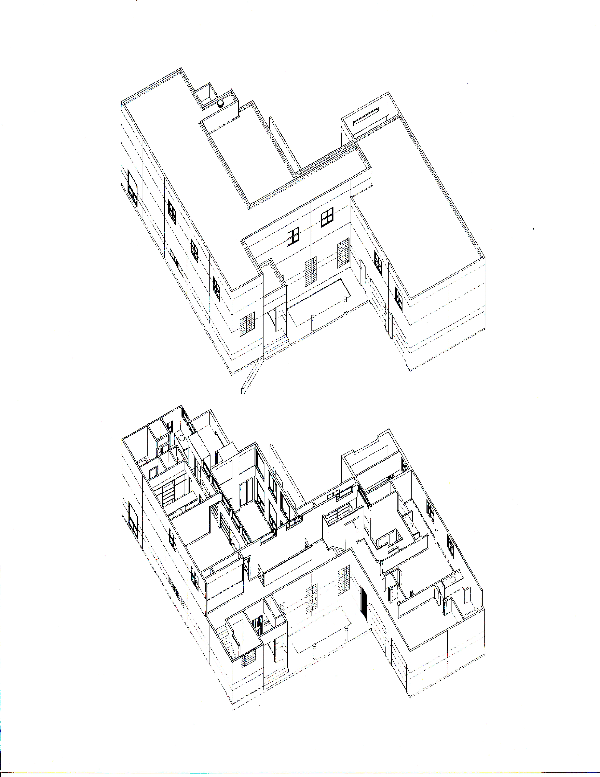 Axonometrics - public areas