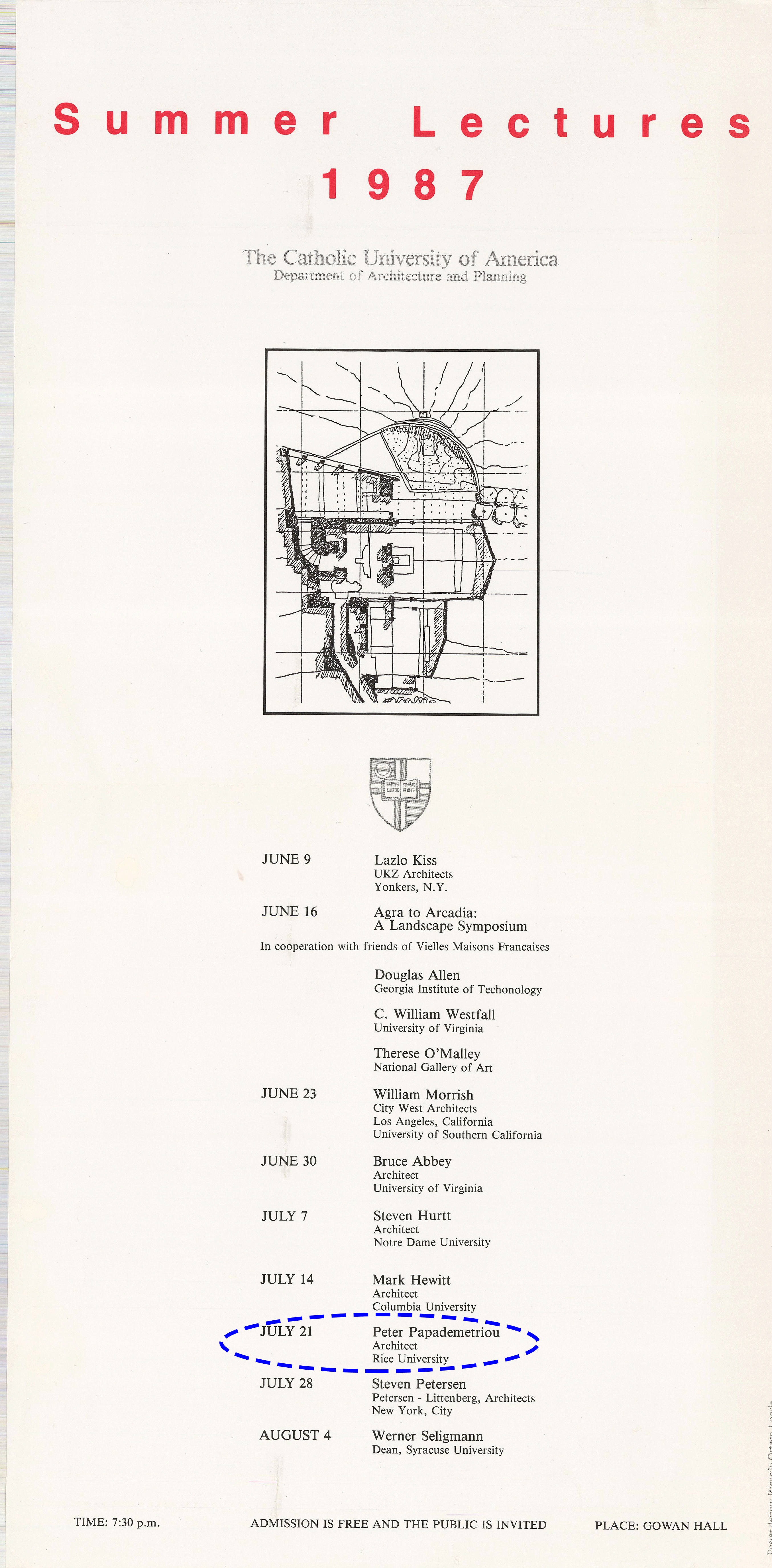 Catholic University - 1987