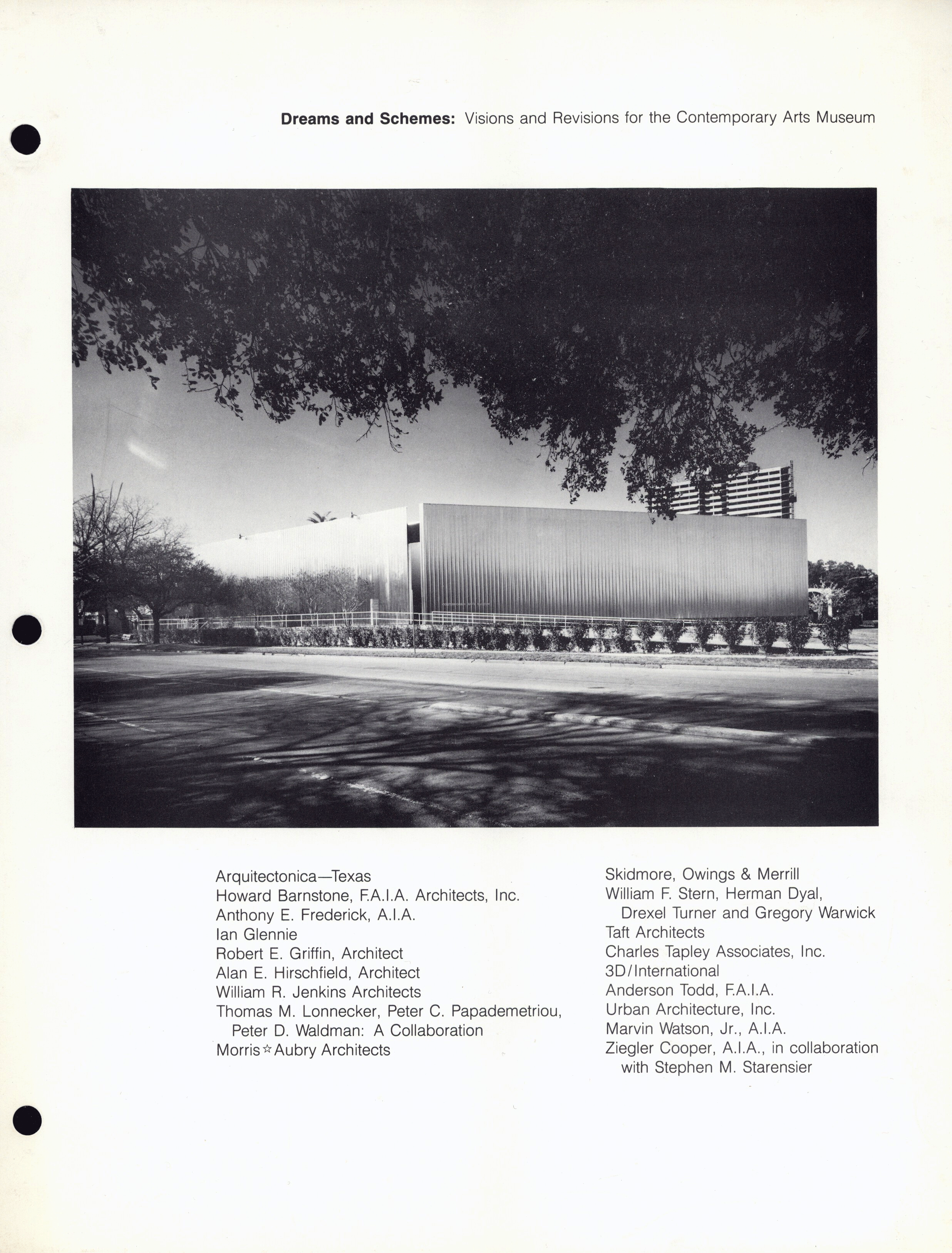 Dreams and Schemes Brochure