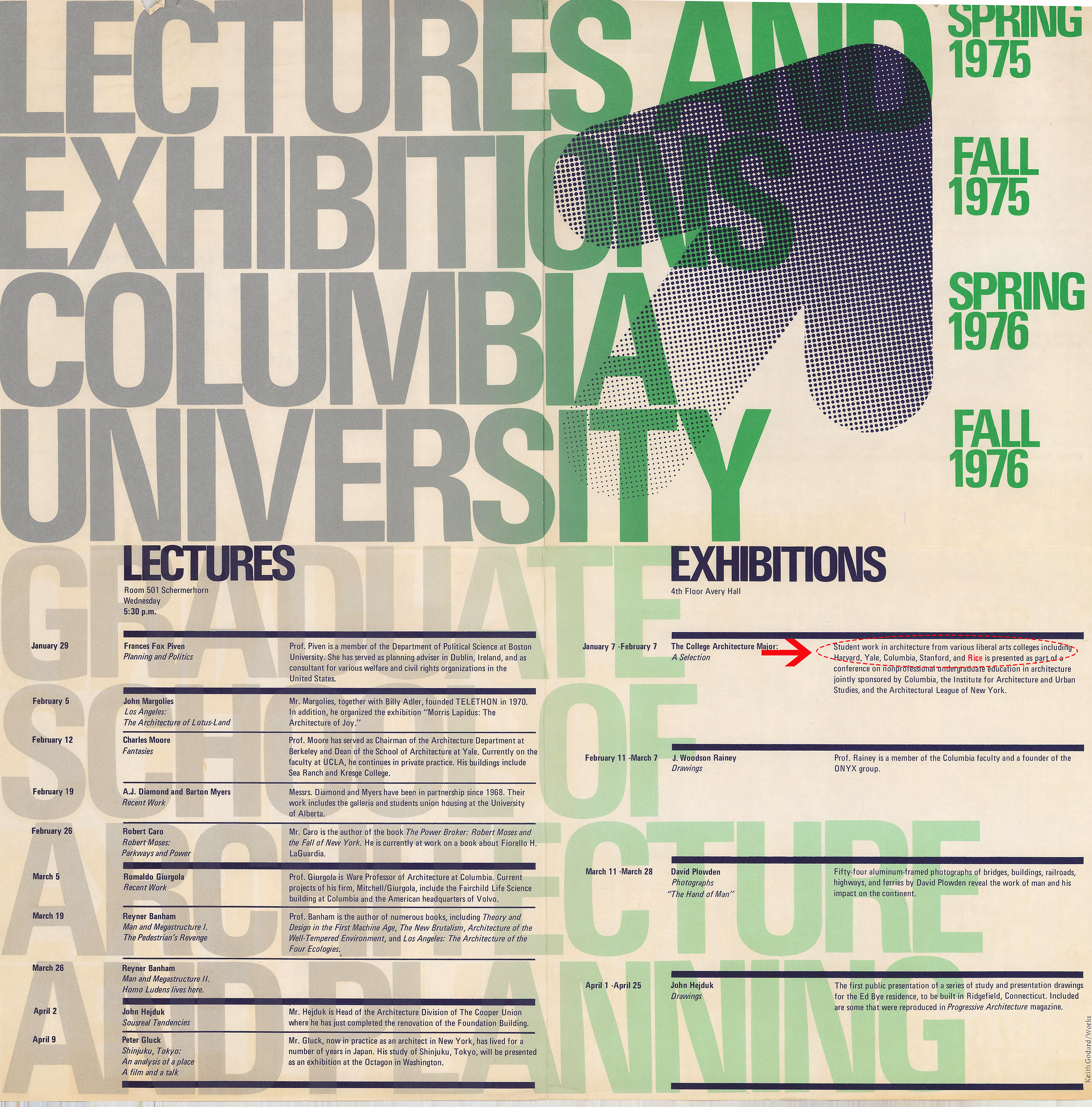 Student Exhibitions - 1976