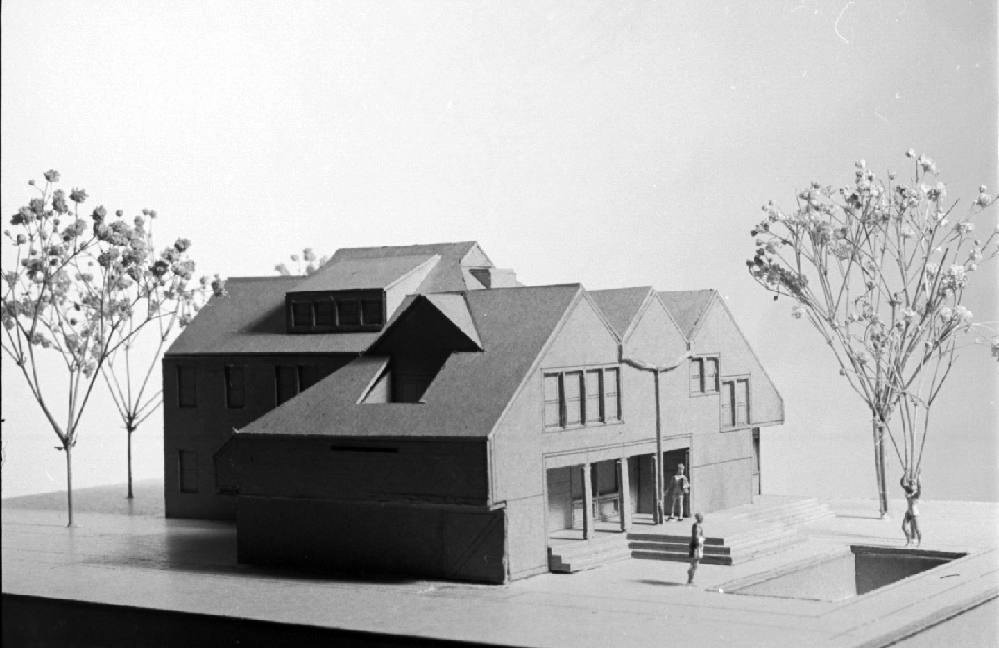 MODEL - view from NE 