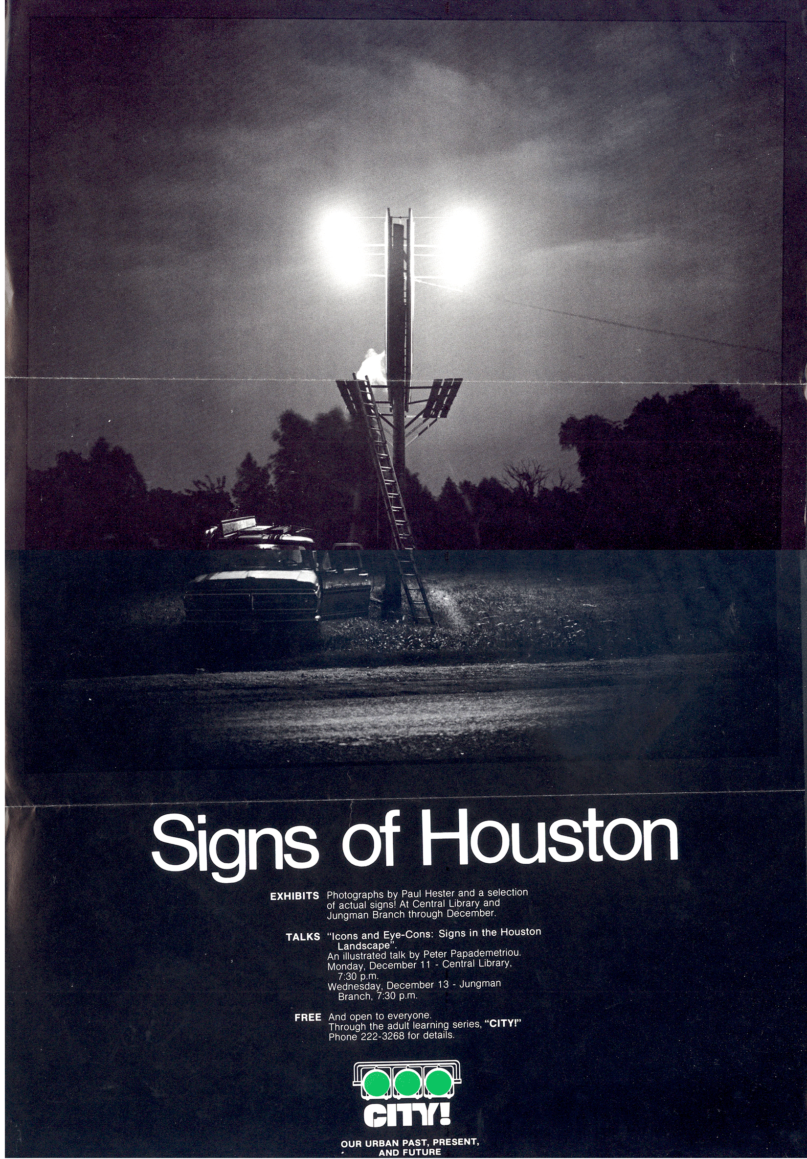 HPL- "Signs of Houston" POSTER 