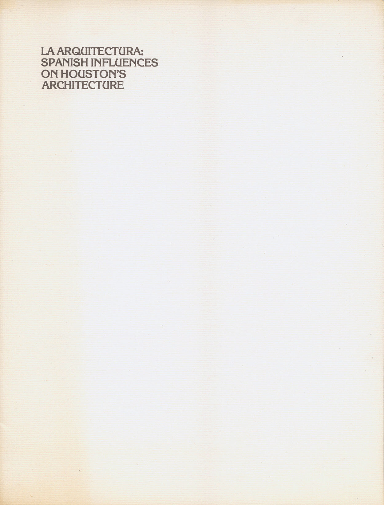 LA ARQUITECTURA BOOK