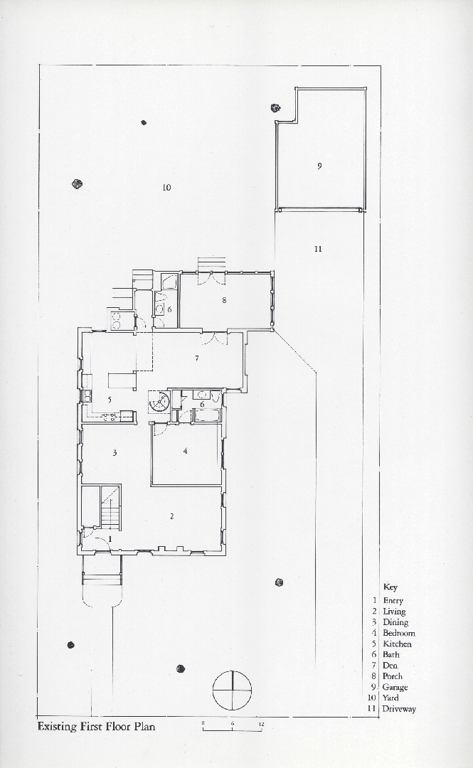 PLAN - existing First Floor 