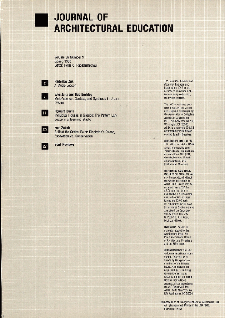 JAE V36-N3 CONTENTS