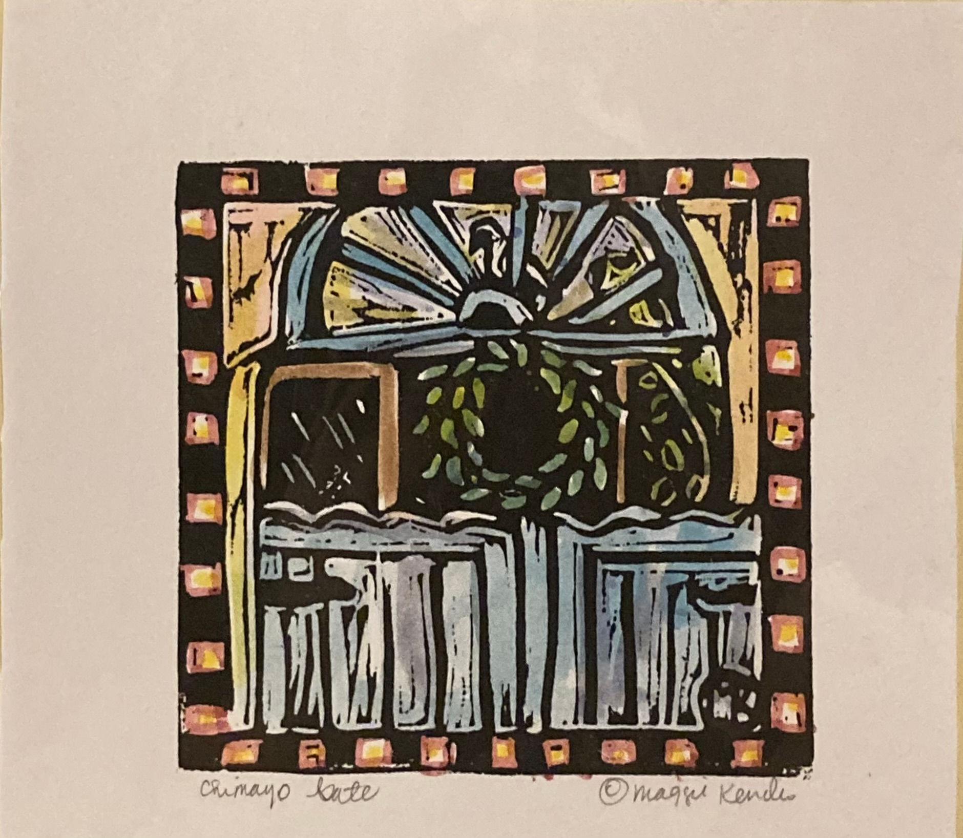 Chimayo Gate by Maggie Kendis