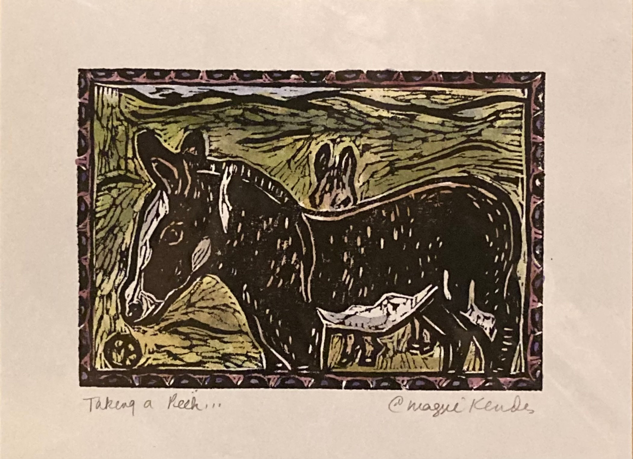 Taking a Peek by Maggie Kendis