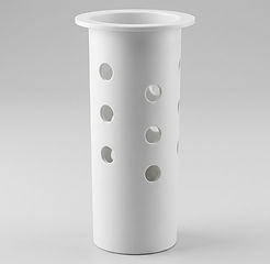 Gully Pot , White GRP fiberglass gully pot with perforated sides for drainage systems