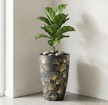 GRP PLANTER WITH ARTWORK
