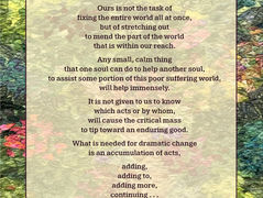 Small Acts for Big Change