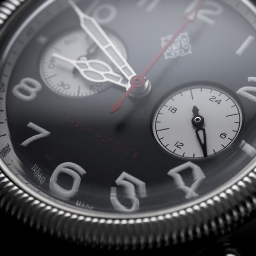 Ixdao reverse panda aviator 39 mm chronograph | IXDAO WATCH CO