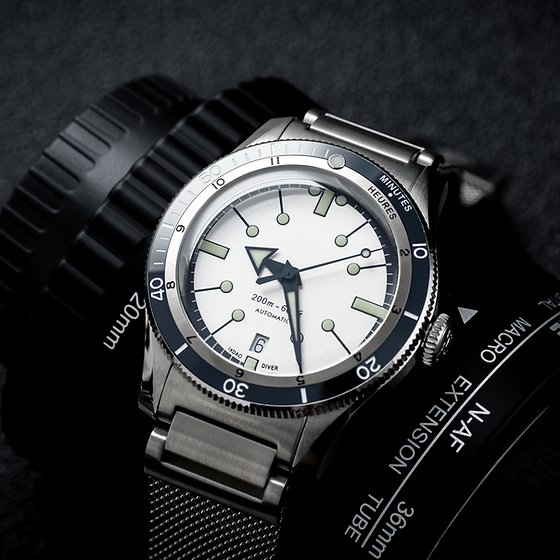 White Ixdao 5303 automatic wristwatch stainless steel V3 | IXDAO