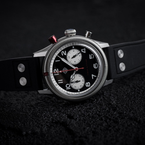 Ixdao reverse panda aviator 39 mm chronograph | IXDAO WATCH CO