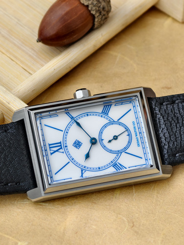 White enamel JD-DZ09S quartz square wrist watch | IXDAO WATCH CO