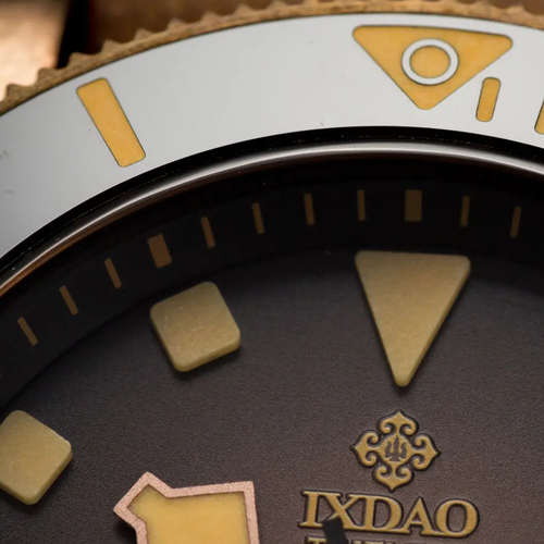 Blue JD-X02T bronze wristwatch mechanical movement 39 mm | IXDAO