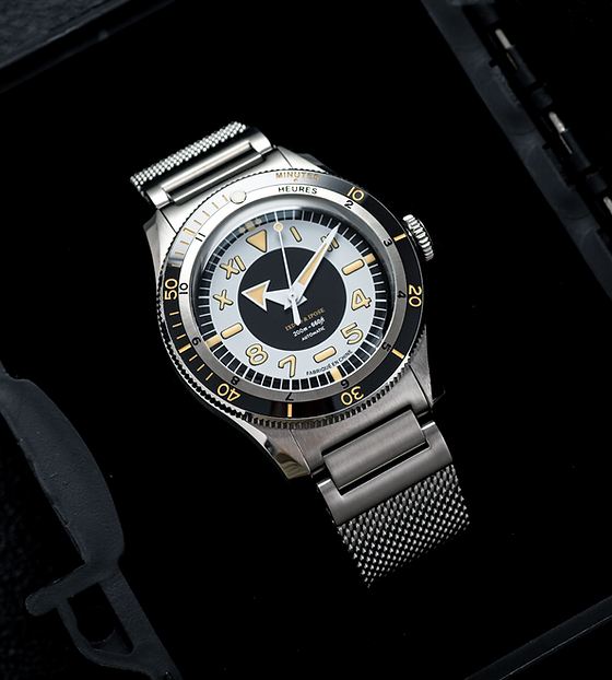 Cali dial Ixdao 5303 automatic wristwatch stainless steel V3