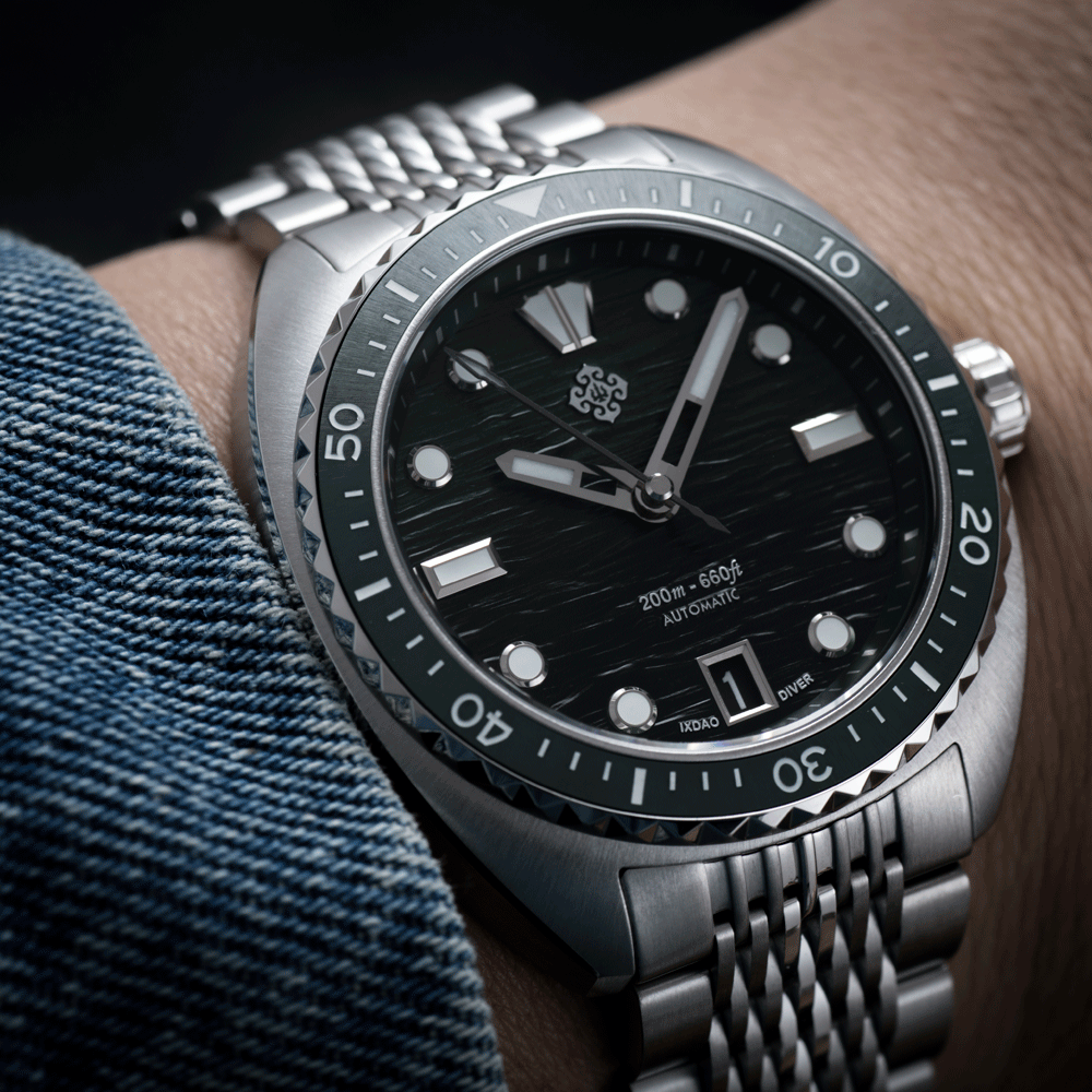 Ixdao Diver JD-X07S Green Wave | IXDAO WATCH CO