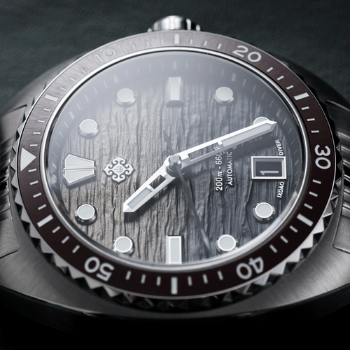 Ixdao Diver JD-X07S Brown Wave | IXDAO WATCH CO