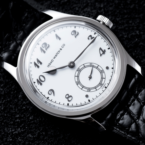 JD-X06S Stainless dress watch white enamel | IXDAO WATCH CO