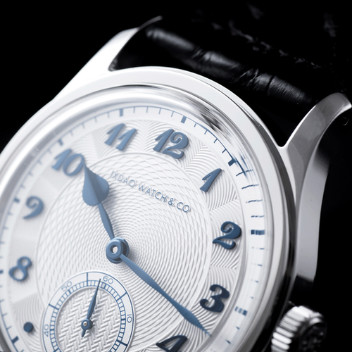 JD-X06S Stainless dress watch white guillochée | IXDAO WATCH CO