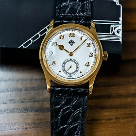 White enamel gold JD-X06S quartz wrist watch 37 mm | IXDAO WATCH CO