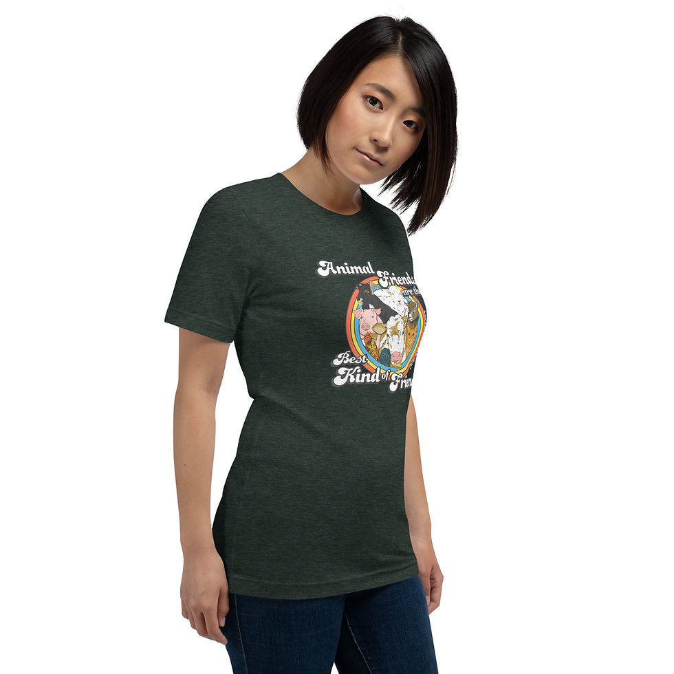 Thumbnail: Animal Friends Magical Creatures Sanctuary Unisex t-shirt (10 Color Options)
