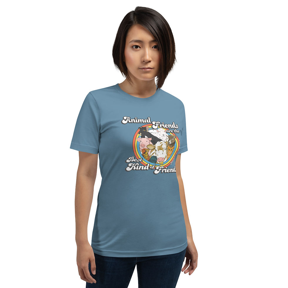 Thumbnail: Animal Friends Magical Creatures Sanctuary Unisex t-shirt (10 Color Options)