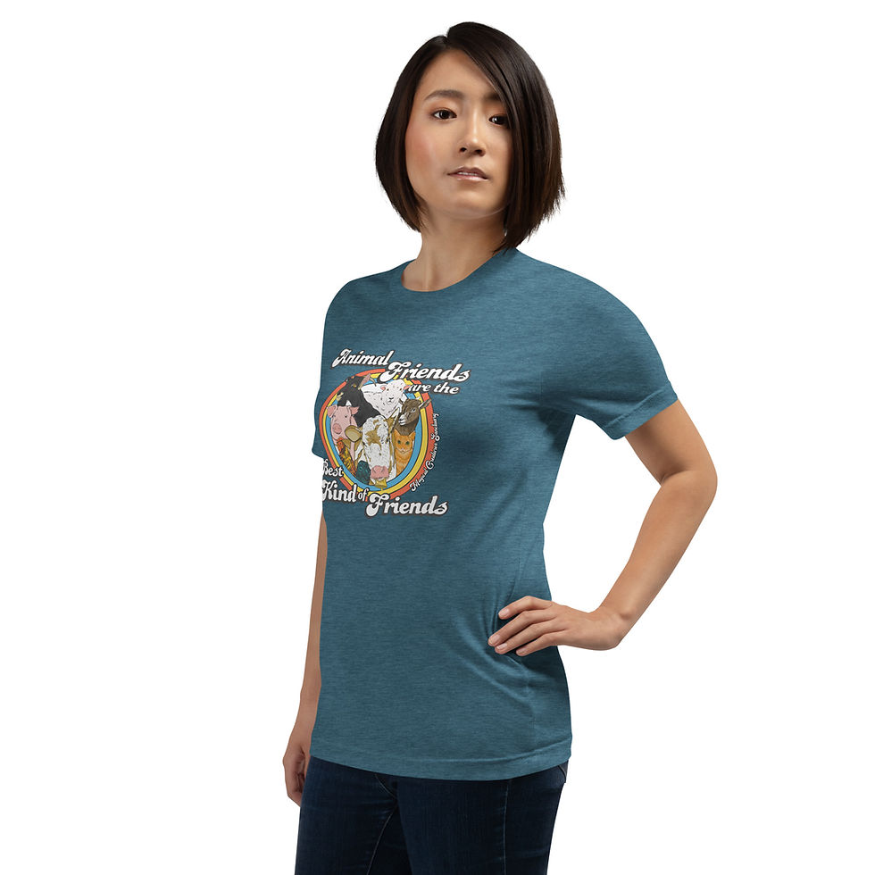 Thumbnail: Animal Friends Magical Creatures Sanctuary Unisex t-shirt (10 Color Options)