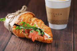 Salmon Croissant- The Roof