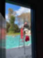 The view of the lifeguard at Cleveland Pools