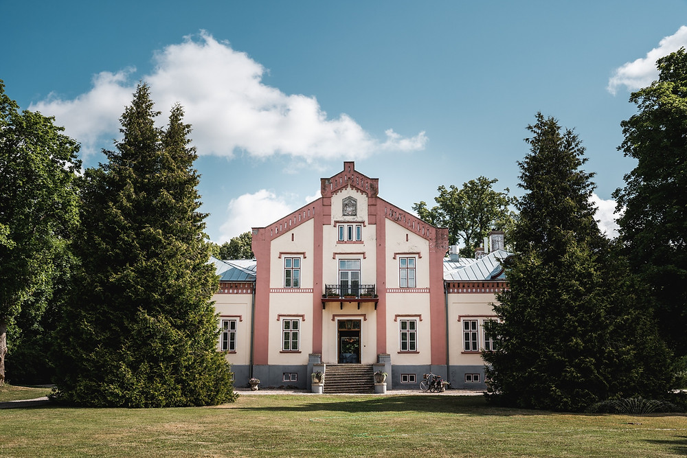 Exterior of manor house