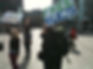 Free Hugs outside Cologne Train Station.